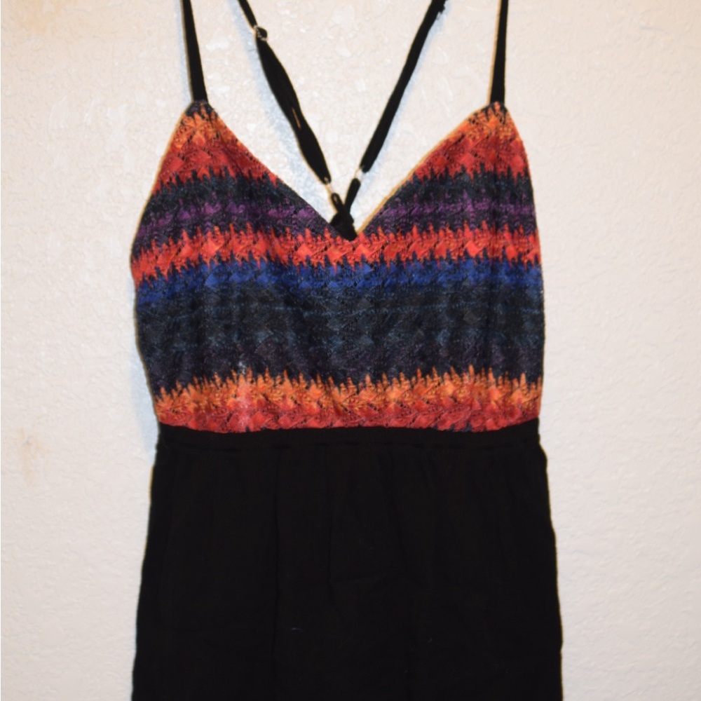 Multicolor Strappy Top